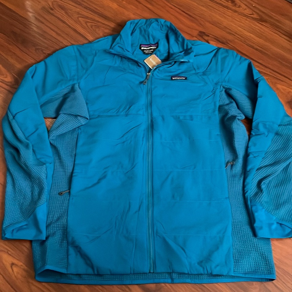 New Men’s Patagonia Nano Air light hybrid Jacket slim fit balkan blue sz XXL NWT